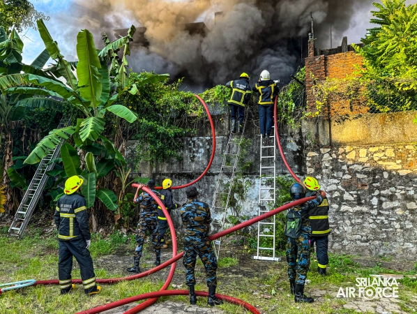 SLAF ASSISTS TO DOUSE THE FIRE AT VAUXHALL STREET