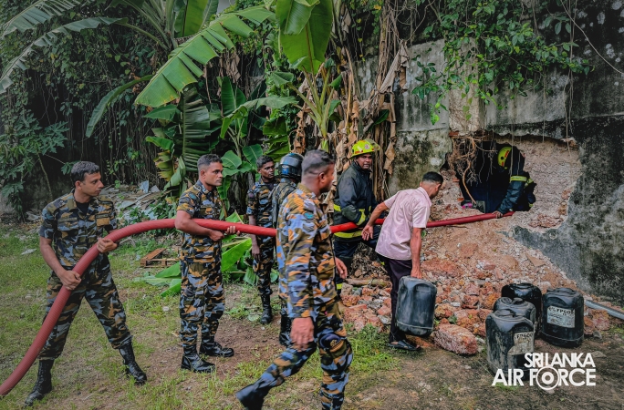 SLAF ASSISTS TO DOUSE THE FIRE AT VAUXHALL STREET