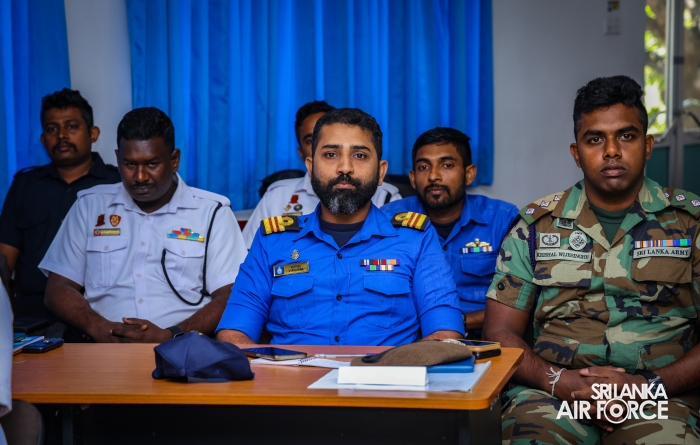 US DELEGATION OBSERVES FIRE AND RESCUE TRAINING AT SLAF KATUNAYAKE