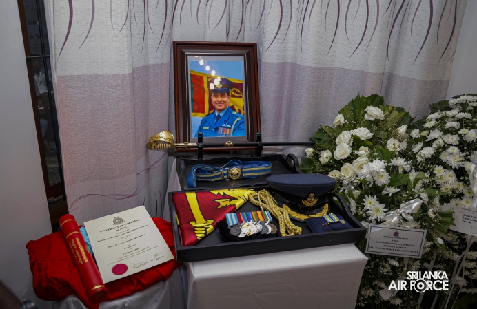 PRESIDENT PAYS LAST RESPECTS TO FALLEN CAPTAIN PILOT OF THE LUNUWILA TRAGEDY