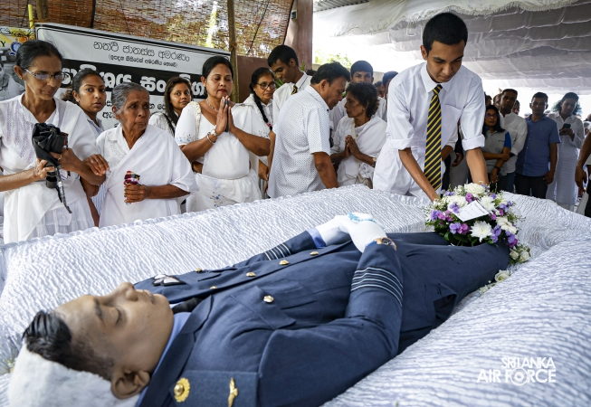 PRESIDENT PAYS LAST RESPECTS TO FALLEN CAPTAIN PILOT OF THE LUNUWILA TRAGEDY