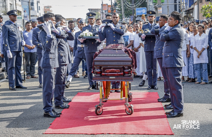 PRESIDENT PAYS LAST RESPECTS TO FALLEN CAPTAIN PILOT OF THE LUNUWILA TRAGEDY