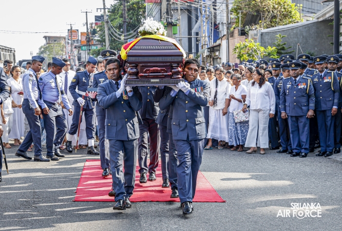 PRESIDENT PAYS LAST RESPECTS TO FALLEN CAPTAIN PILOT OF THE LUNUWILA TRAGEDY