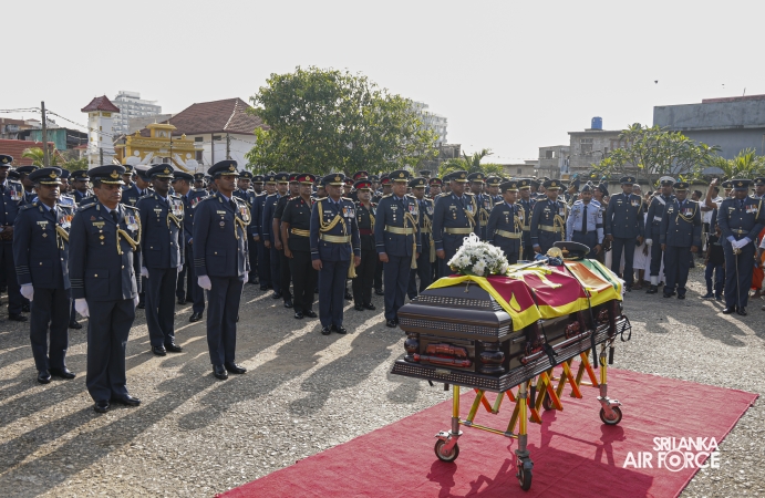 PRESIDENT PAYS LAST RESPECTS TO FALLEN CAPTAIN PILOT OF THE LUNUWILA TRAGEDY