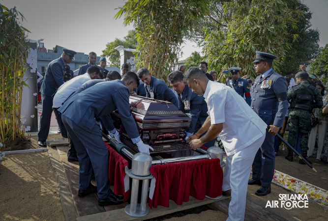 PRESIDENT PAYS LAST RESPECTS TO FALLEN CAPTAIN PILOT OF THE LUNUWILA TRAGEDY