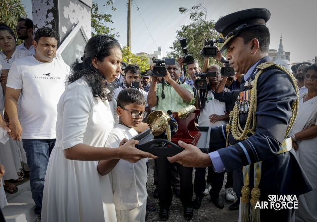 PRESIDENT PAYS LAST RESPECTS TO FALLEN CAPTAIN PILOT OF THE LUNUWILA TRAGEDY