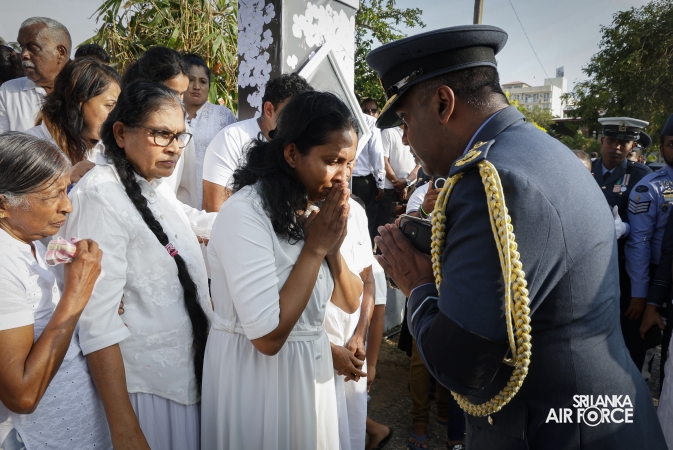 PRESIDENT PAYS LAST RESPECTS TO FALLEN CAPTAIN PILOT OF THE LUNUWILA TRAGEDY