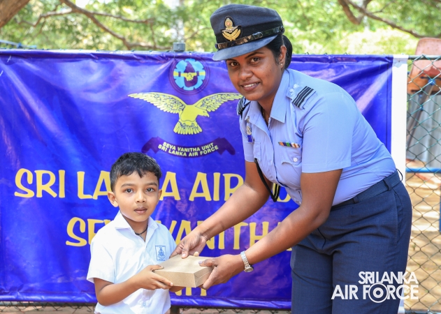 SLAF BASE VAVUNIYA CONDUCTS COMMUNITY SERVICE INITIATIVE AT SRI GUNANANDA VIDYALAYA