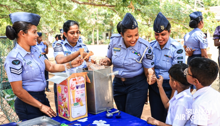 SLAF BASE VAVUNIYA CONDUCTS COMMUNITY SERVICE INITIATIVE AT SRI GUNANANDA VIDYALAYA
