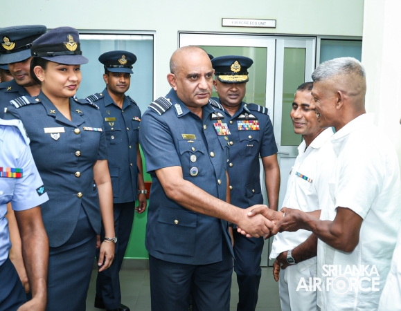 ANNUAL COMMANDER’S INSPECTION AT SLAF BASE HINGURAKGODA