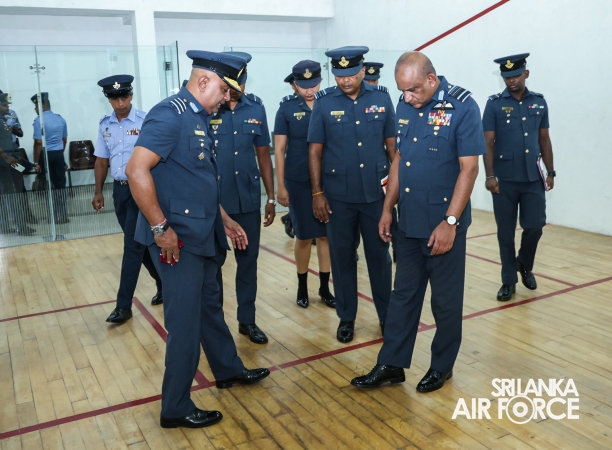ANNUAL COMMANDER’S INSPECTION AT SLAF BASE HINGURAKGODA