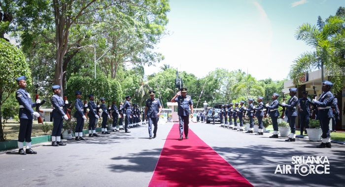 ANNUAL COMMANDER’S INSPECTION AT SLAF BASE HINGURAKGODA