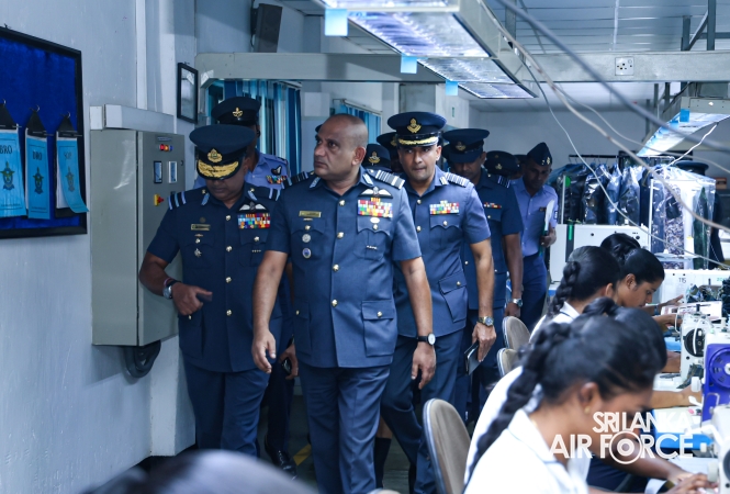 ANNUAL COMMANDER’S INSPECTION AT SLAF BASE HINGURAKGODA