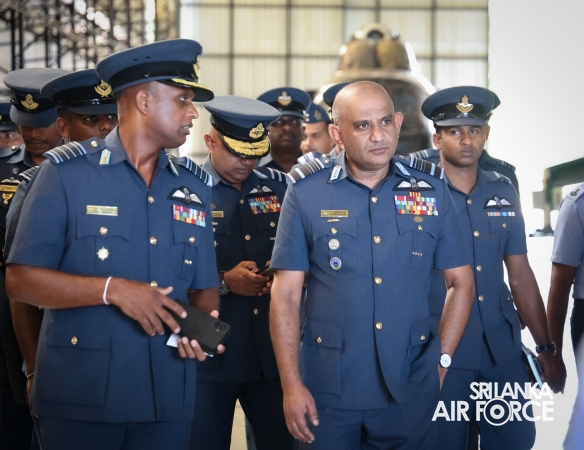 ANNUAL COMMANDER’S INSPECTION AT SLAF BASE HINGURAKGODA