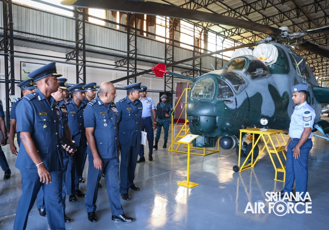 ANNUAL COMMANDER’S INSPECTION AT SLAF BASE HINGURAKGODA