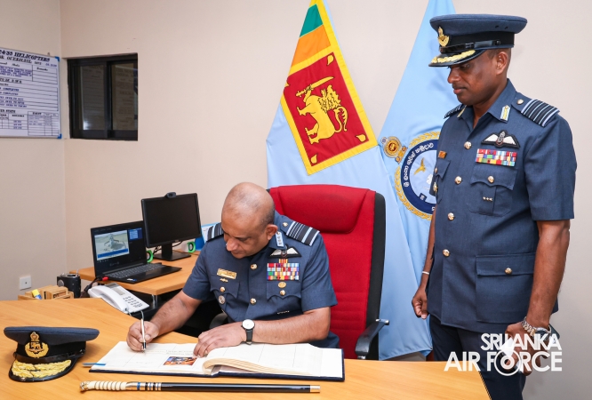 ANNUAL COMMANDER’S INSPECTION AT SLAF BASE HINGURAKGODA
