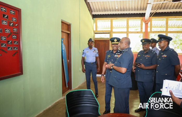 ANNUAL COMMANDER’S INSPECTION AT SLAF BASE HINGURAKGODA