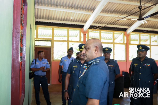 ANNUAL COMMANDER’S INSPECTION AT SLAF BASE HINGURAKGODA