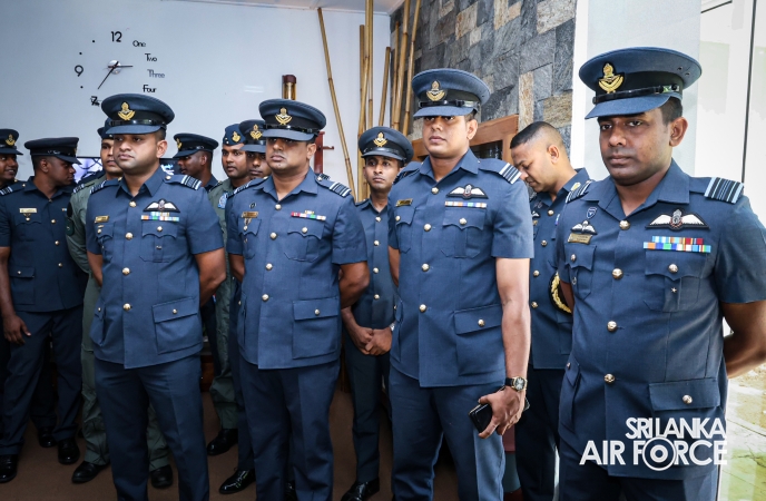 ANNUAL COMMANDER’S INSPECTION AT SLAF BASE HINGURAKGODA