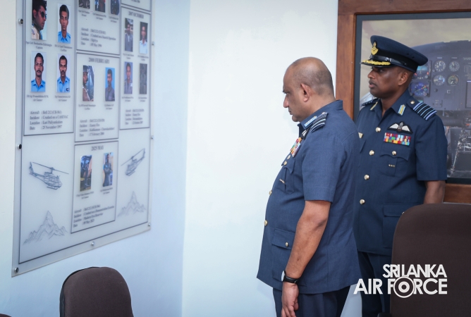 ANNUAL COMMANDER’S INSPECTION AT SLAF BASE HINGURAKGODA