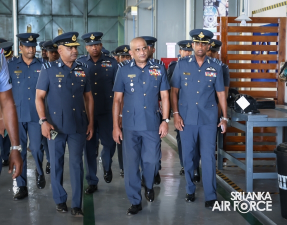 ANNUAL COMMANDER’S INSPECTION AT SLAF BASE HINGURAKGODA
