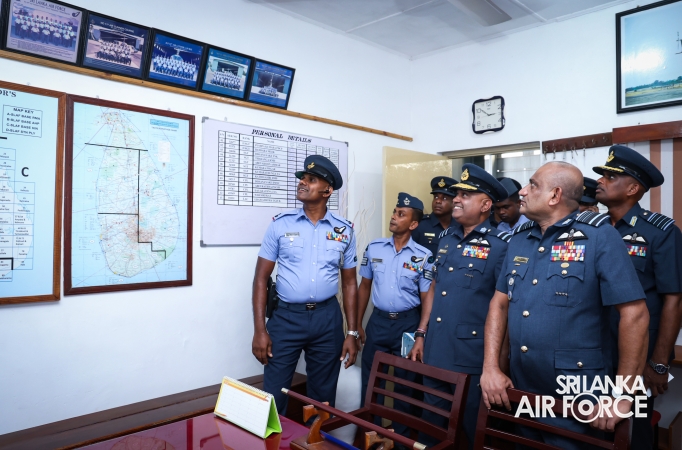 ANNUAL COMMANDER’S INSPECTION AT SLAF BASE HINGURAKGODA
