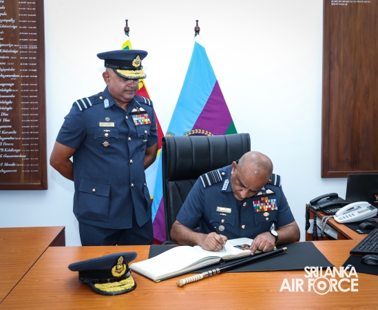 ANNUAL COMMANDER’S INSPECTION AT SLAF BASE HINGURAKGODA