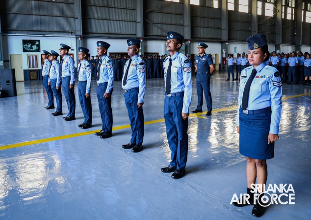 ANNUAL COMMANDER’S INSPECTION AT SLAF BASE HINGURAKGODA