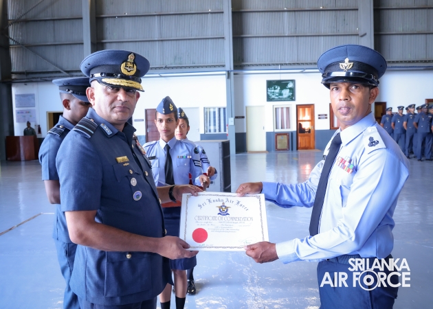 ANNUAL COMMANDER’S INSPECTION AT SLAF BASE HINGURAKGODA