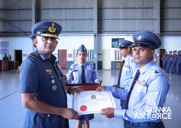 ANNUAL COMMANDER’S INSPECTION AT SLAF BASE HINGURAKGODA