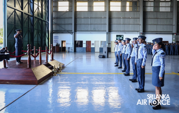 ANNUAL COMMANDER’S INSPECTION AT SLAF BASE HINGURAKGODA