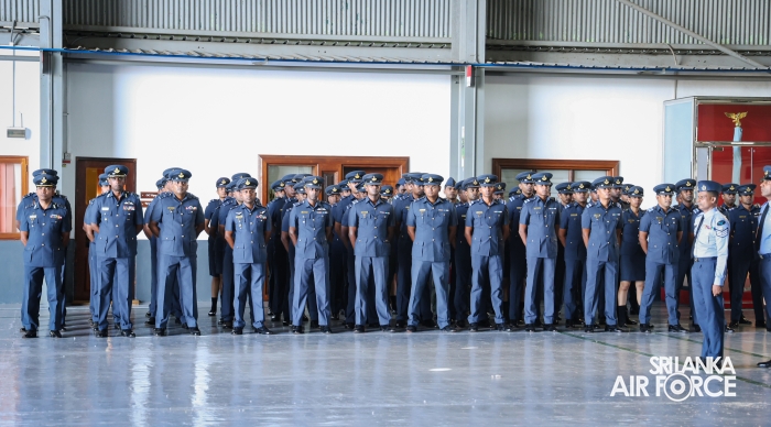 ANNUAL COMMANDER’S INSPECTION AT SLAF BASE HINGURAKGODA