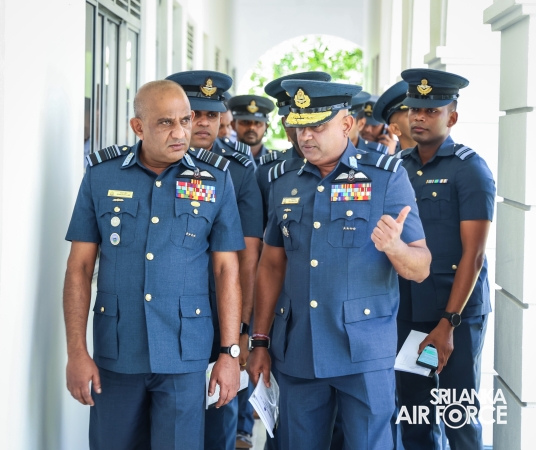 ANNUAL COMMANDER’S INSPECTION AT SLAF BASE HINGURAKGODA