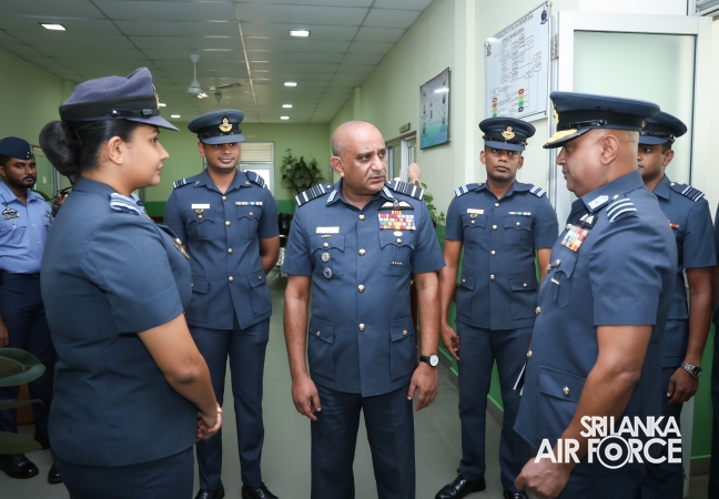 ANNUAL COMMANDER’S INSPECTION AT SLAF BASE HINGURAKGODA