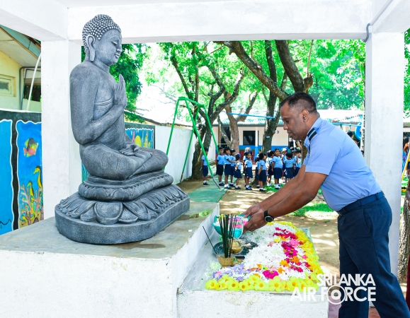 SLAF BASE HINGURAKGODA PRE-SCHOOL EXPANDS WITH NEW CLASSROOM BUILDING