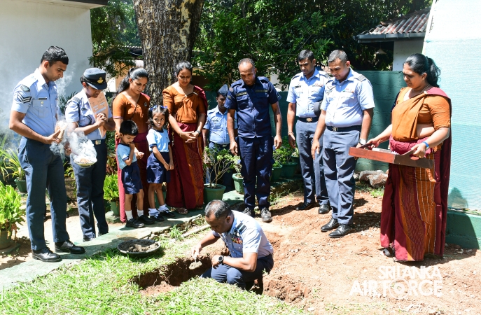 SLAF BASE HINGURAKGODA PRE-SCHOOL EXPANDS WITH NEW CLASSROOM BUILDING