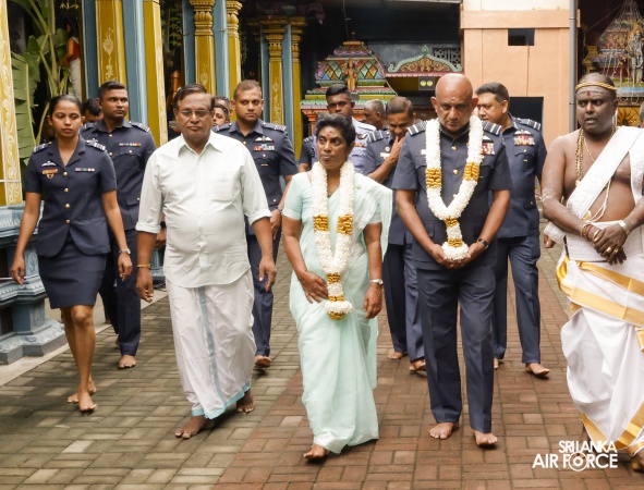ANNUAL SLAF HINDU RELIGIOUS OBSERVANCE HELD AT CAPTAINS GARDEN KOVIL