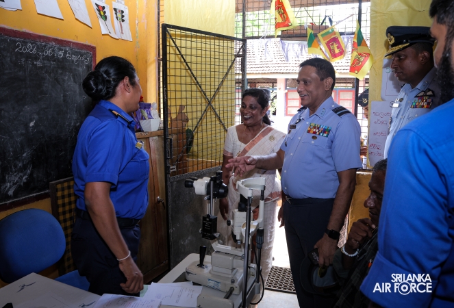 SLAF, SLCOMM
AND SLAF SEVA VANITHA UNIT CONDUCT MEDICAL OUTREACH PROGRAMME IN
ANURADHAPURA