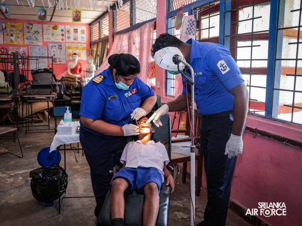 SLAF, SLCOMM
AND SLAF SEVA VANITHA UNIT CONDUCT MEDICAL OUTREACH PROGRAMME IN
ANURADHAPURA