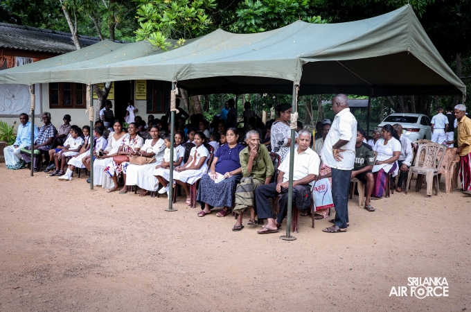 SLAF, SLCOMM
AND SLAF SEVA VANITHA UNIT CONDUCT MEDICAL OUTREACH PROGRAMME IN
ANURADHAPURA
