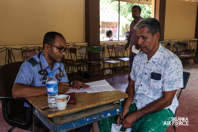 SLAF, SLCOMM
AND SLAF SEVA VANITHA UNIT CONDUCT MEDICAL OUTREACH PROGRAMME IN
ANURADHAPURA