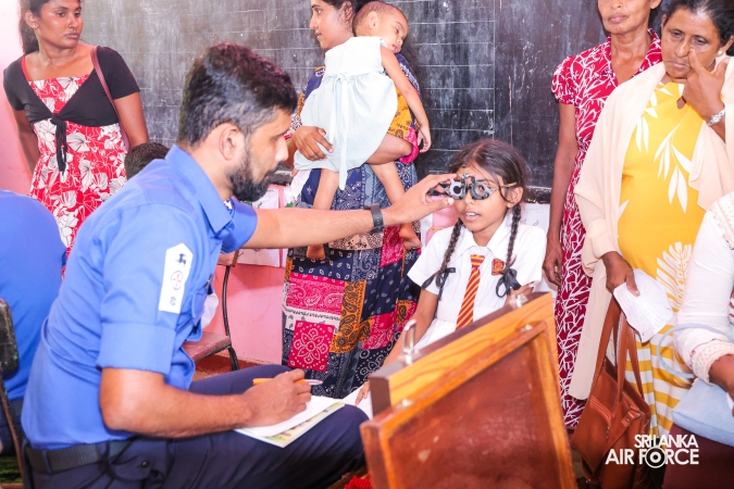 SLAF, SLCOMM
AND SLAF SEVA VANITHA UNIT CONDUCT MEDICAL OUTREACH PROGRAMME IN
ANURADHAPURA