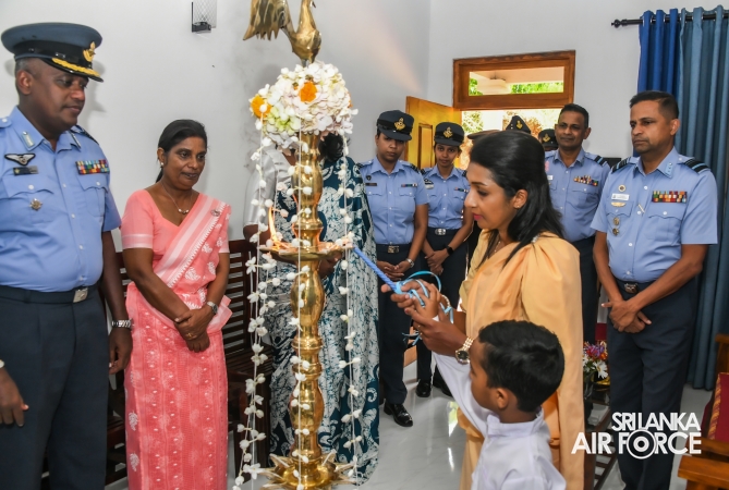 SLAF SEVA VANITHA UNIT CONDUCTS A HOUSE WARMING CEREMONY