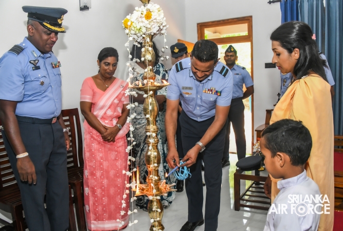 SLAF SEVA VANITHA UNIT CONDUCTS A HOUSE WARMING CEREMONY