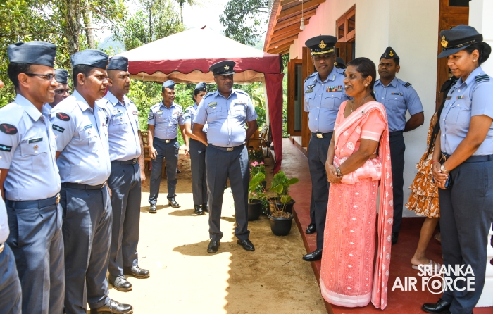 SLAF SEVA VANITHA UNIT CONDUCTS A HOUSE WARMING CEREMONY