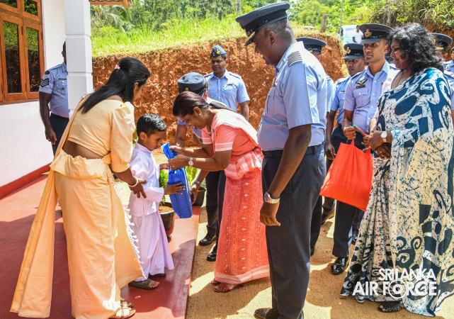 SLAF SEVA VANITHA UNIT CONDUCTS A HOUSE WARMING CEREMONY