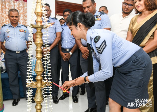 SLAF SEVA VANITHA UNIT CONDUCTS A HOUSE WARMING CEREMONY