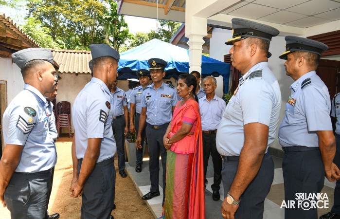 SLAF SEVA VANITHA UNIT CONDUCTS A HOUSE WARMING CEREMONY