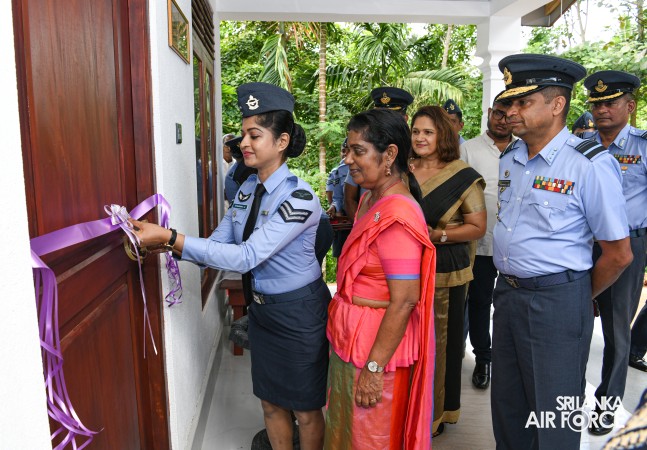 SLAF SEVA VANITHA UNIT CONDUCTS A HOUSE WARMING CEREMONY