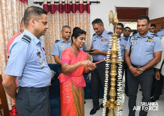 SLAF SEVA VANITHA UNIT CONDUCTS A HOUSE WARMING CEREMONY